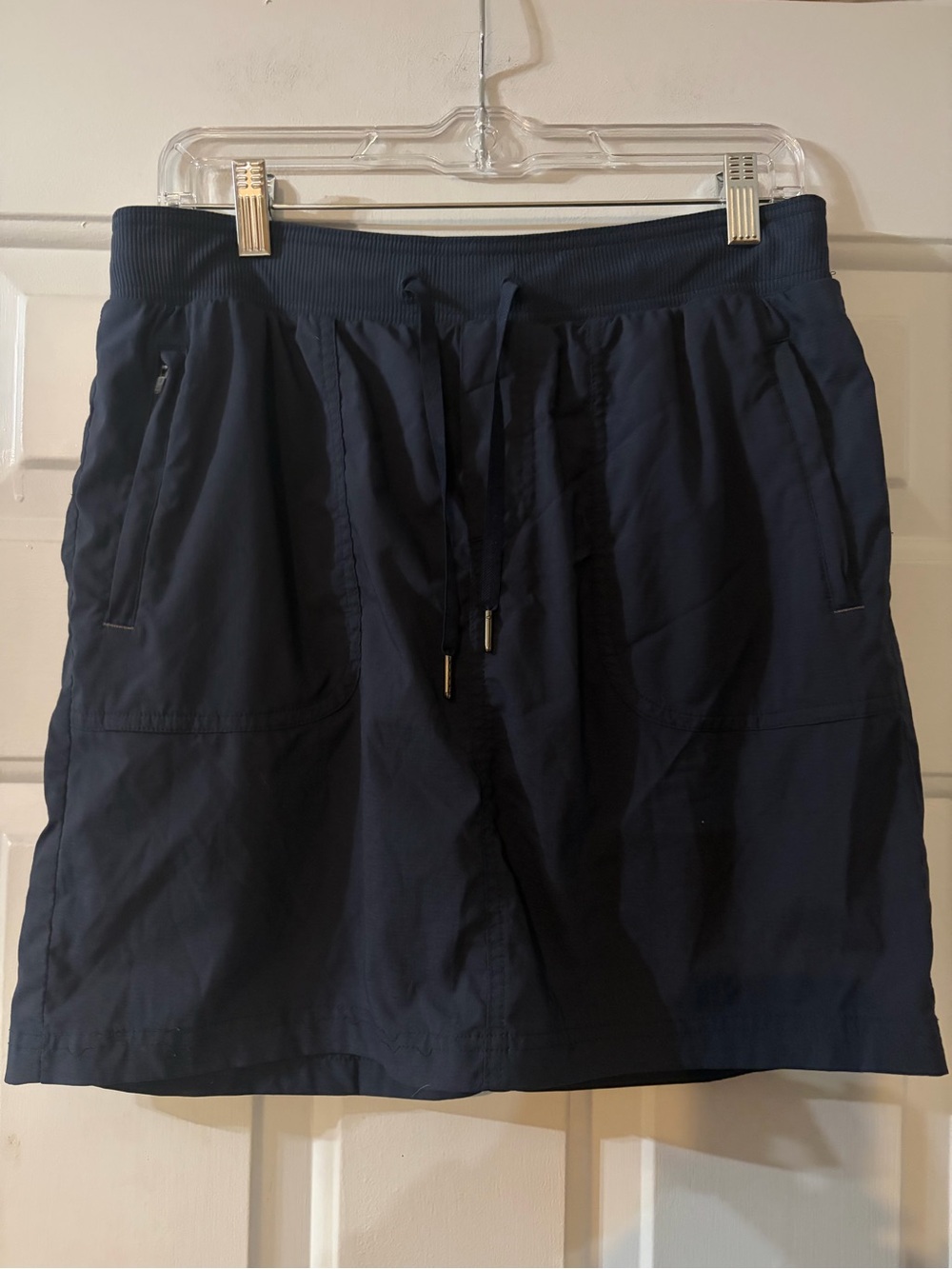 L.L. Bean Navy Blue Drawstring Athletic Skort. Size small.